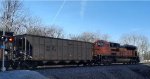 BNSF coal train DPU